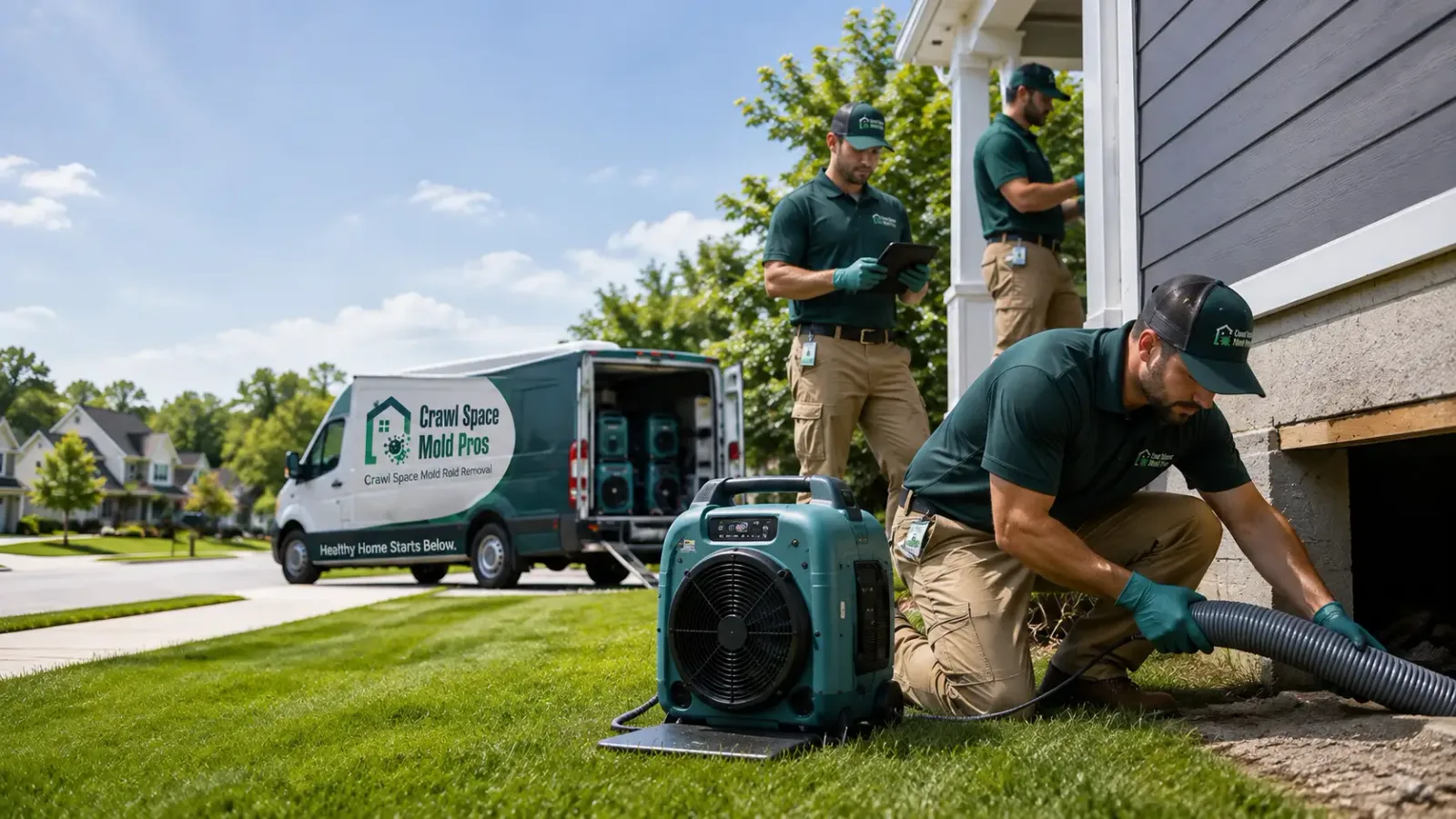 Crawl Space Mold Removal in Liebenthal, KS